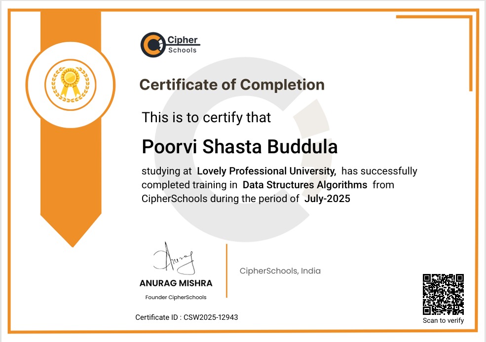 Training Certificate